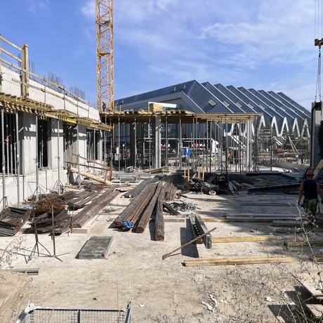 Budowa Capital Towers Residence przy skrzyżowaniu ulic Lenartowicza i Podpromie [SIERPIEŃ 2023] - fot 1
